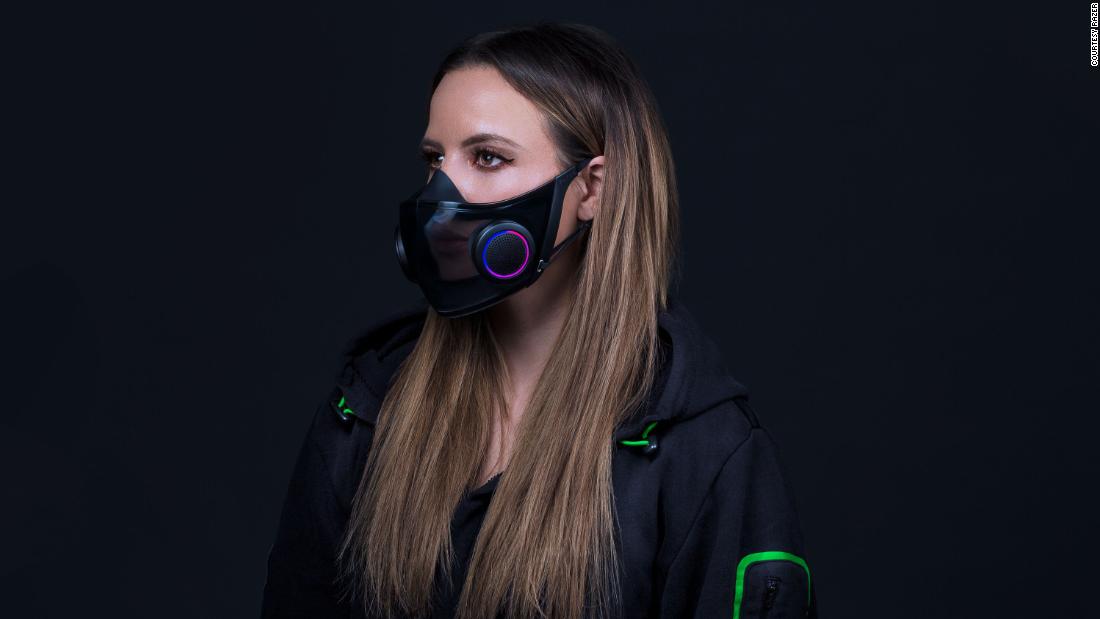 Razer's reusable face mask breathes the air and amplifies your voice