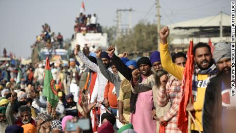 Tens of thousands of farmers are gathering in India's capital to protest the deregulation rules