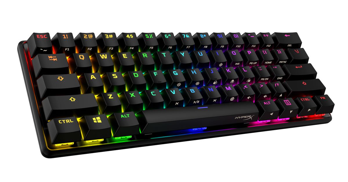 HyperX built its first 60 percent mechanical gaming keyboard